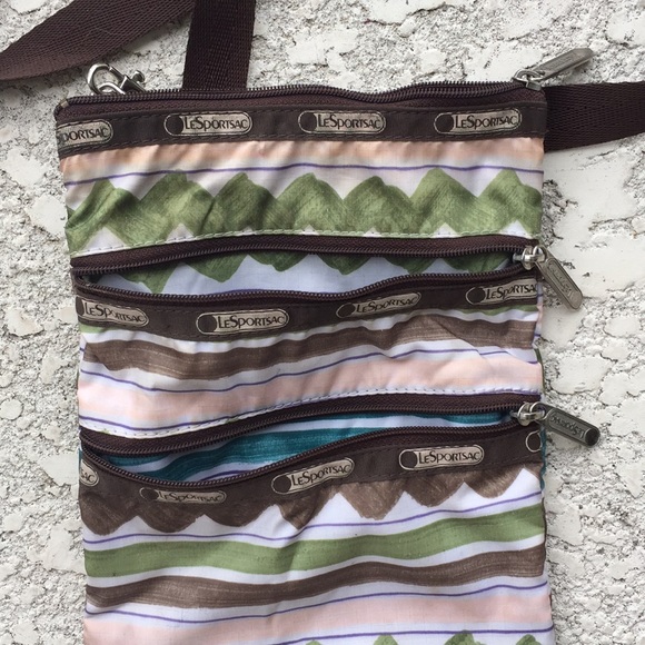 LeSport Sac bag crossbody purse nylon fabric travel festival concert vacation - Picture 5 of 7